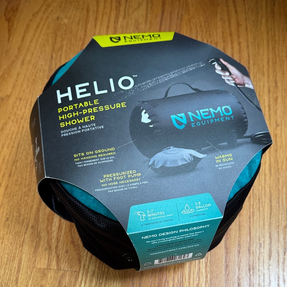 NWT NEMO Helio Portable High-Pressure Shower